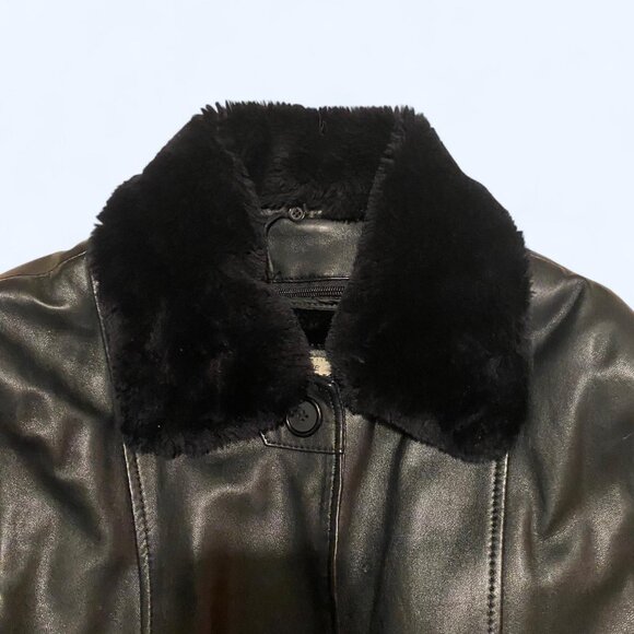 Lambswool Leather Jacket - Picture 3 of 7